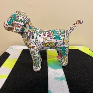 VS PINK Victoria’s Secret PINK Plush Dog PINK LOGO